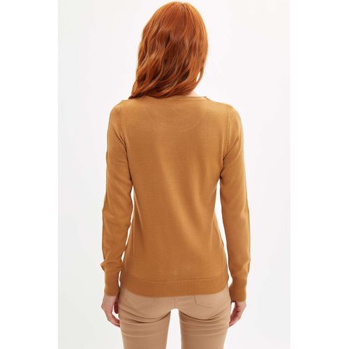 Defacto Woman Pullover Apparel - CAMEL