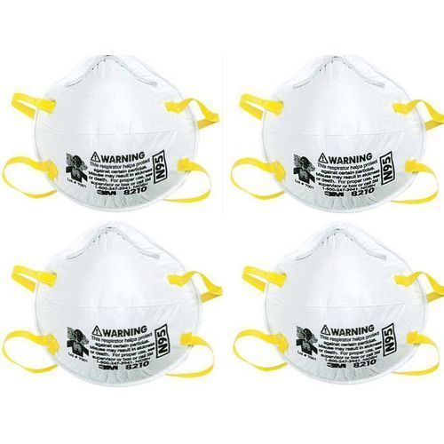 Buy 3M Dust Mask And Respirators - White  - 4 Pcs in Egypt