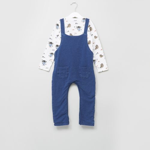 Juniors By Babyshop Kids Dungaree Set - Multicolor