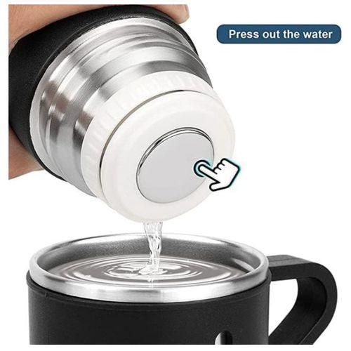 product_image_name-Generic-Double Wall Stainless Steel Thermos Flask +3 Cups For Hot And Cold Drinks-2