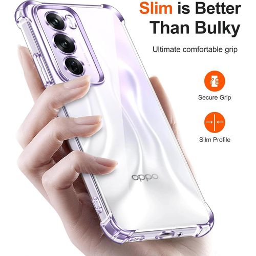 product_image_name-Generic-جراب حماية من السيليكون مع زوايا واقية مضادة للصدمات من لير، جراب موبايل شفاف رفيع وناعم ومرن من البولي يوريثين المقاوم للحرارة مقاوم للخدش (رينو 12 برو)-8