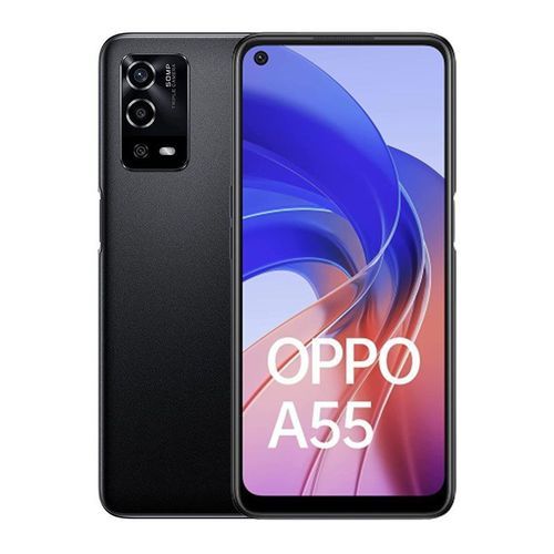 product_image_name-OPPO-A55 - 6.51-inch 64GB / 4GB Dual SIM 4G Mobile Phone - Starry Black-1