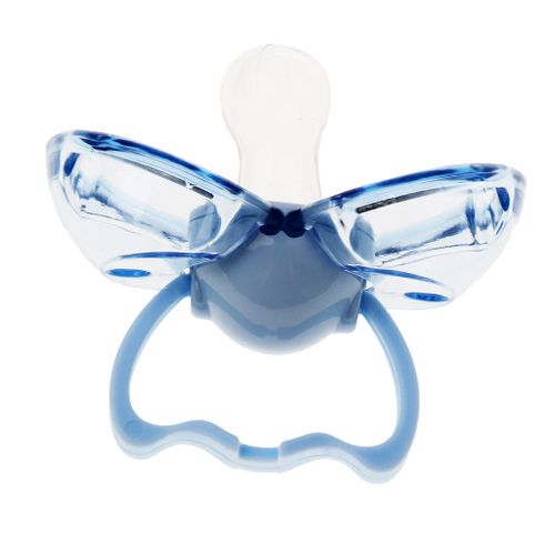 Buy Flat  Baby  Orthodontics Silicone  Silicone Blue Round Head in Egypt