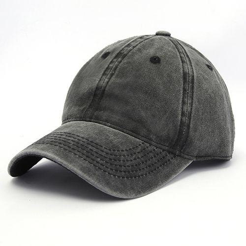 Fashion （Black）Baseball Cap Snapback Hat Spring Autumn Cap Pure Color  Cowboy Water Washing Hats Hat Hip Hop Fitted Cap For Men Women Grinding DON  @ Best Price Online