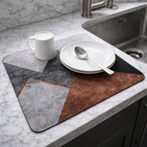 product_image_name-Generic- حصيرة تجفيف أدوات المائدة  مزينة بشكل الزهور  30 سم * 40 سم-3