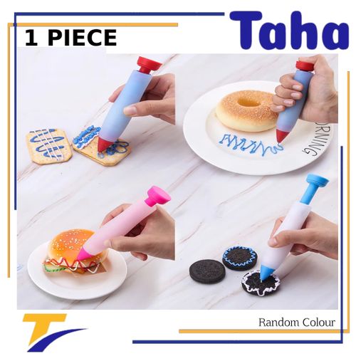 Buy AKOAK 4 Pcs/set Silicone Chocolate Cream Gun Decorating Cookie Cake  Writing Pen Pacifier Squeeze Sauce Pen Cake Decorating Baking Tool Online  at Low Prices in India - Amazon.in