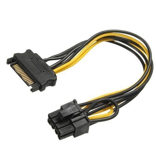product_image_name-Generic-15pin SATA male to 8pin(6+2) PCI-E Power Supply Cable-1