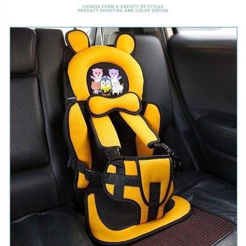 product_image_name-Generic-كارسيت أطفال قماش مبطن - مقعد أمان محمول للسيارة والسفر - حزام خماسي النقاط - من 0 لـ 5 سنوات-1