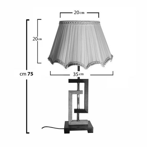 product_image_name-Generic-غطاء مطوي Shabu - 35 سم، جميع الألوان متوفرة، قابل للغسل، مناسب لمصابيح الوقوف-4