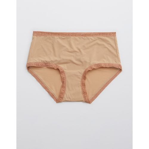 Aerie Float Microfiber Lace Mid Rise Boybrief Underwear @ Best