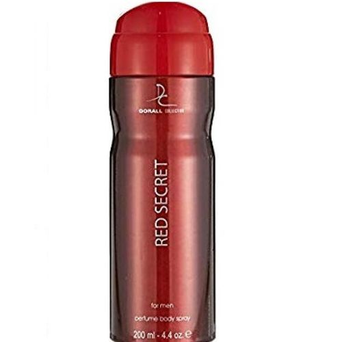 Dorall Collection Red Secret Perfume Body Spray for Men - 200 ml