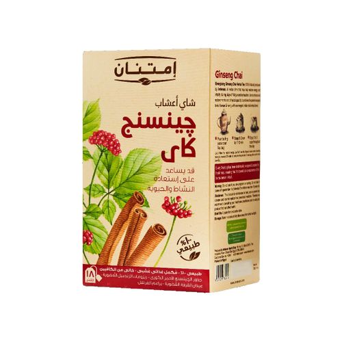 Buy Imtenan Ginseng Chai - 18 Sachet in Egypt
