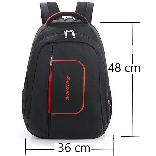 Shop Biaowang 15 6 Inch Waterproof Laptop Backpack Black Jumia Egypt