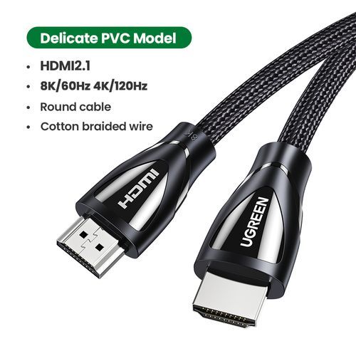 UGREEN - Câble HDMI 2.1 8K/60Hz 4K/120Hz, 48Gbps HDR10 +