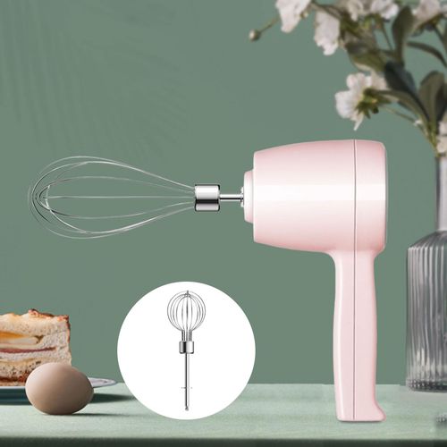 Generic Mixer 5 Speed Modes Electric Hand Mixer For Outdoor Pink