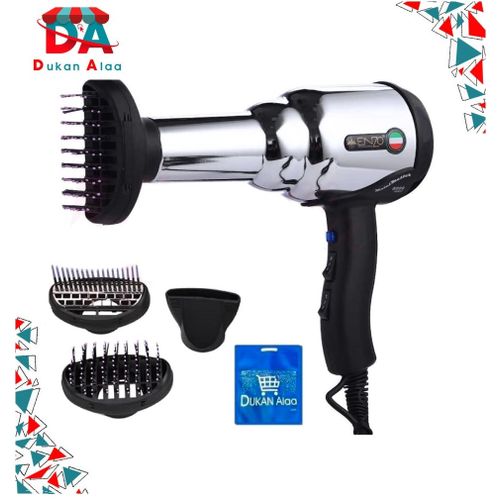 Buy Enzo Professional Hair Dryer - Black  8000 W+ Gift Bag in Egypt