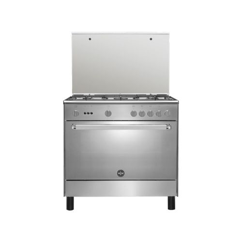 Buy La Germania Freestanding Cooker 90 X 60 Cm 5 Gas Burners In Stainless Steel  9D10GUB1X4AWW in Egypt