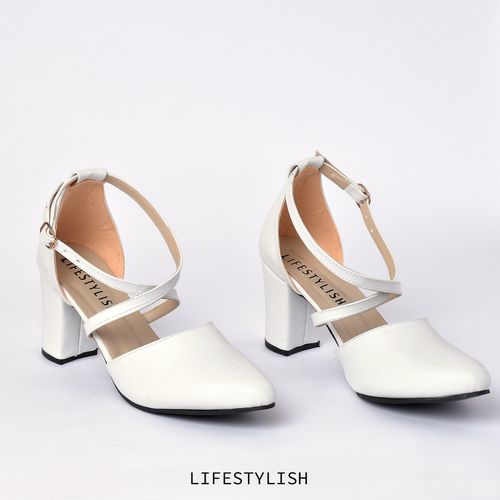 Generic Lifestylesh Sandals Heeled Leather Corozy -white @ Best Price ...
