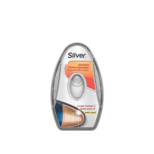 اشتري Silver Care Shoe Shine Sponge With Reservoir - Transparent Color في مصر