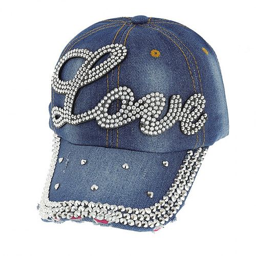 nog een keer kraam Overvloedig Handmade Jeans Cap Love Word Strass For Women, Girls, Lady - Sun -Sea Women  Hat @ Best Price Online | Jumia Egypt