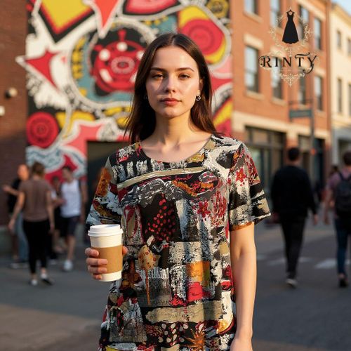 product_image_name-Generic-بلوزة نسائية متعددة الألوان بأكمام نصفية-6