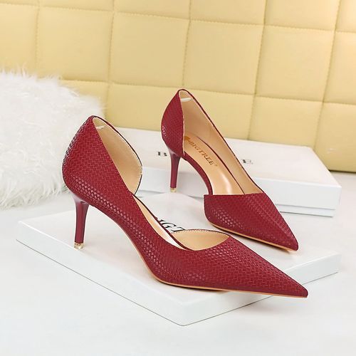 Generic Women s Thin Heeled High Heels Ladies Party Shoes Big Size 34 46 Red Best Price Online Jumia Egypt
