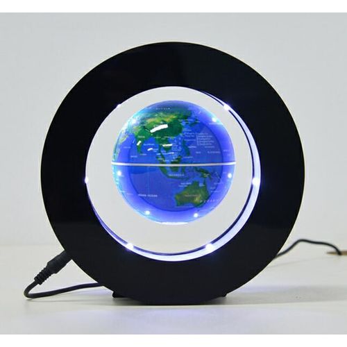 Generic Magnetic Globe Floating World Map Decoative Ball Lamp Cool