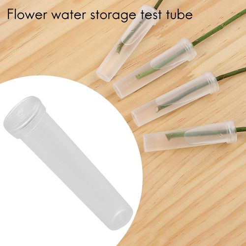 100 Pack Floral Water Tubes, Plastic Water Tubes For Flower For