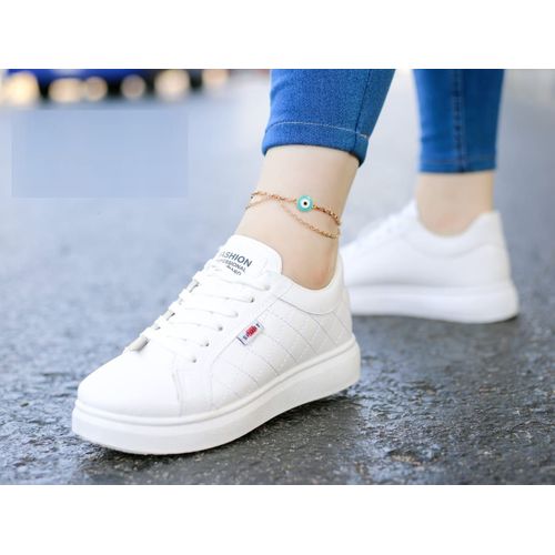 اشتري Sneakers Casual Shoes - White في مصر