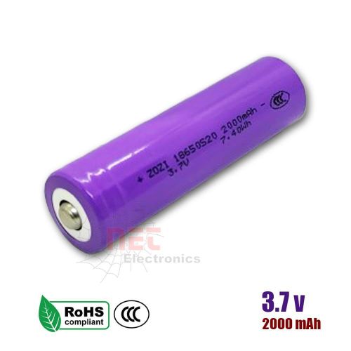 Generic  حجر ليثيوم  3.7 فولت قابله للشحن - image 2