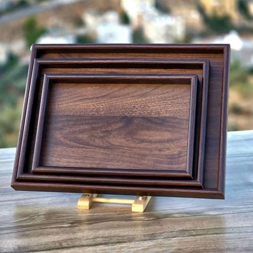 MDF Pallate Set 3 PCS Wood Tray