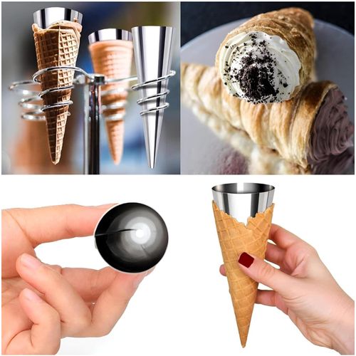 product_image_name-Generic-مجموعة أقماع الخبز - ارتق بمستوى الحلويات لديك مع هذه المجموعة المتنوعة من أقماع الخبز المصنوعة من الستانلس ستيل، مثالية لصنع قرون الكريم اللذيذة (12 قطعة).-3