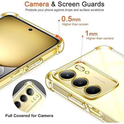 product_image_name-Generic-غطاء متوافق مع Realme C75، غطاء حماية للهاتف شفاف من TPU وخفيف وواقي من الصدمات وغطاء من السيليكون الناعم-4