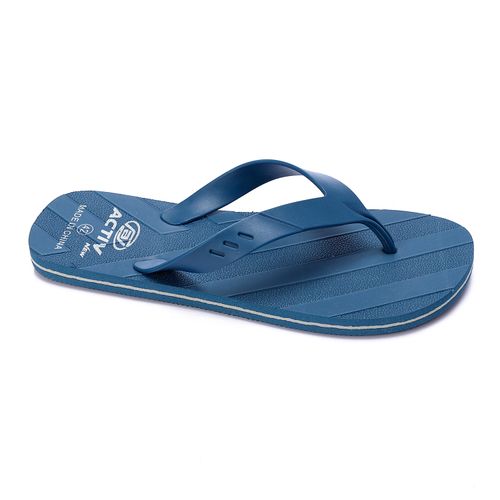 Buy Activ Rubber Plain Navy Blue Thong Men Slippers in Egypt