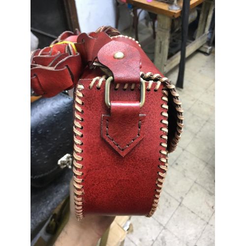 product_image_name-Generic-شنطة كروس جلد طبيعي مطبوع كبيرة الحجم بغطاء جلدي-4