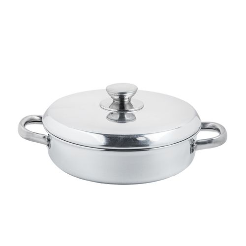 product_image_name-Al-ahram-صينية فرن الومنيوم الاهرام  بالغطا بيدين ستانلس  هاى كلاس -3 طبقات  - مقاس  28-1