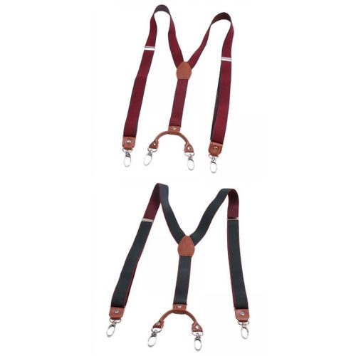 Men Suspender, Elastic Straps for Belt Loops, Comfortable Adjustable Back  Belt Adults Pants Suspender Accessories 