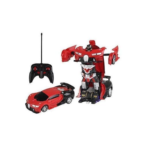 product_image_name-Generic-سيارة روبوت محول بجهاز تحكم عن بعد - أحمر/أسود-1