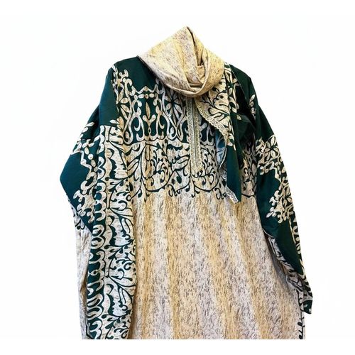 product_image_name-Generic-إسدال صلاة نسائي مع حجاب مرفق، تطريز ممتاز أنيق ومريح - لون أخضر والبيج-2