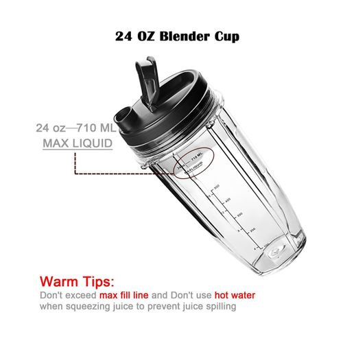 Blender Cup Replacement for Blender Cup, Blender Replacement Parts, Blender  Parts (24 Oz/710 Ml) 