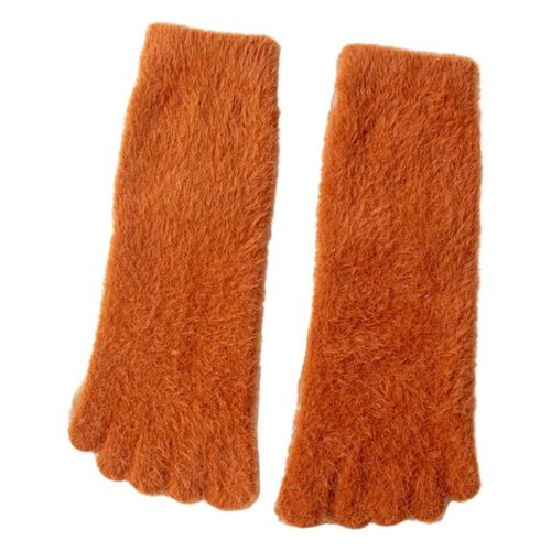 Generic Warm Five-Finger Socks Athletic Toe Socks Fluffy Nylon For Orange @  Best Price Online