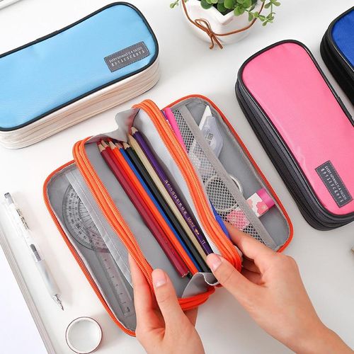 Generic Large Capacity Pencil Case Stationery Cute Boys Girls Gift Pen Bag  Pen Box Pencil Cases Storage Student School Office Supplies @ Best Price  Online