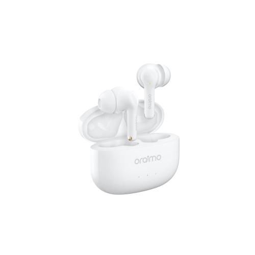 اشتري Oraimo OEB-E104DC - FreePods 3C 4 Mic ENC 36 HR Playtime True Wireless Earbuds - White في مصر