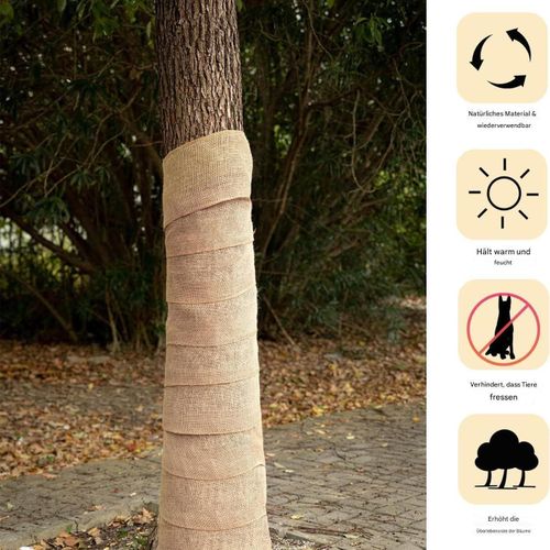 product_image_name-Generic-Generisch Jute Baumschutz fur Baumstamme - Baumstamm Frostschutz Barriere, Kaltegeschutzte Pflanzenabdeckung - Fur Garten Landschaft Hochbeet Gewachshaus Terrasse Hinterhof-3