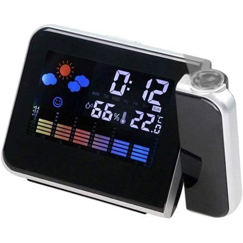 product_image_name-Generic-Alarm Clock Digital Projection  And Weather And Temperature And Date -  Black-3