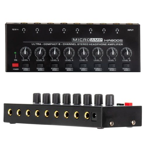 8 channel headphone amplifier hot sale