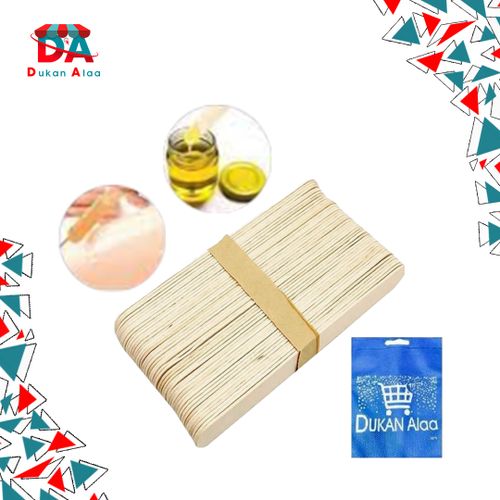 Buy Wax Applicator Sticks - 100 Pcs+gift Bag Dukan Alaa in Egypt