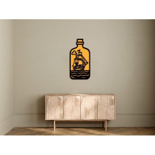 product_image_name-Generic-3D Nautical Sailboat Wall Art-1