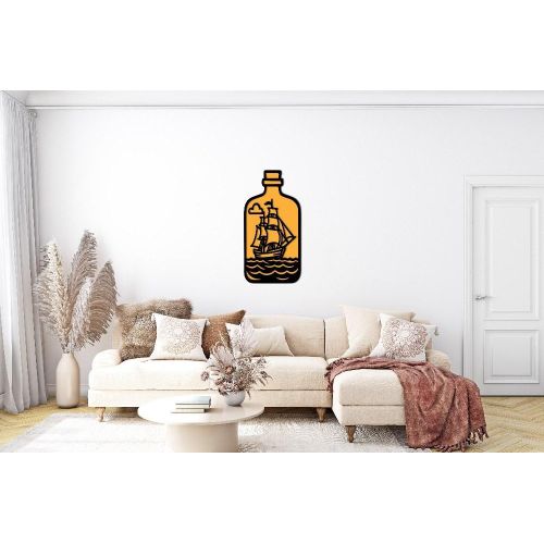 product_image_name-Generic-3D Nautical Sailboat Wall Art-2