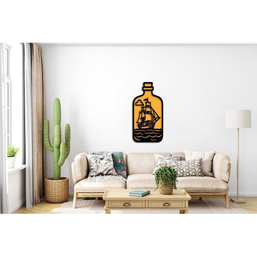 product_image_name-Generic-3D Nautical Sailboat Wall Art-4